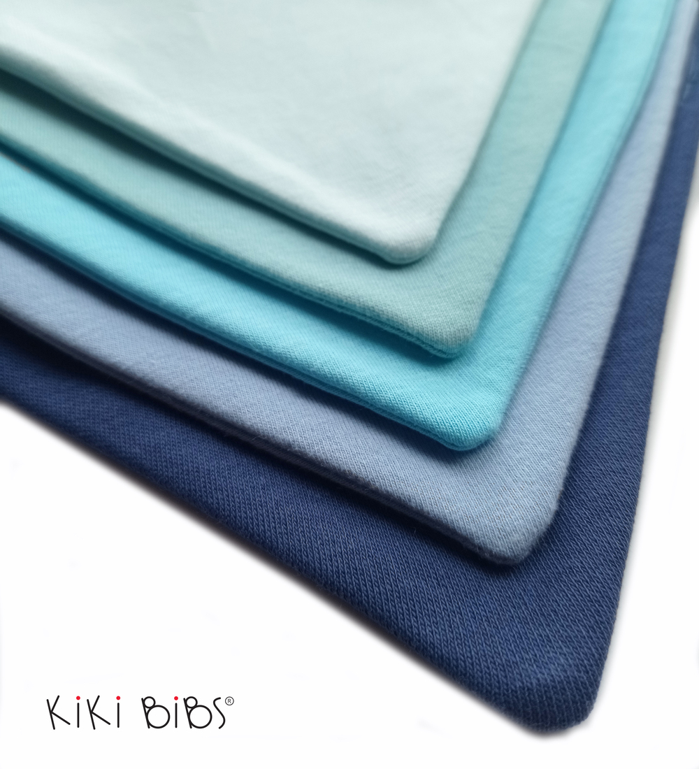 Комплект 5 бр. едноцветни бандани Blue