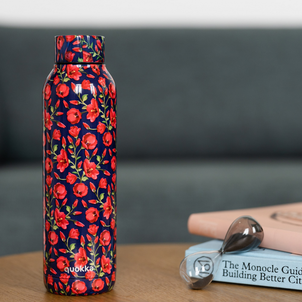Quokka термо шише 630ml Tiny Tulips